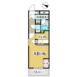 コンソラータ桜木【1階】の間取り