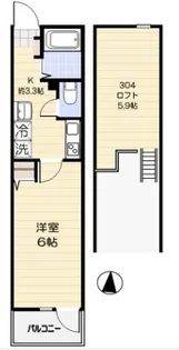 コンホーム北与野【3階】の間取り