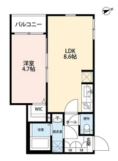 GRANQUAL柏(グランクオールカシワ)【1階】の間取り