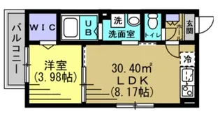 フェリーチェ馬橋【1階】の間取り