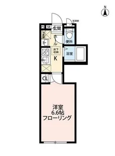 グランクオール千住大橋【1階】の間取り