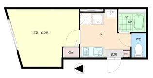 6th Av.Residence AYASE【1階】の間取り