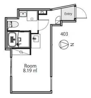 BoaSorte五反野Ⅱ【4階】の間取り