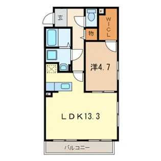Dei Colline【2階】の間取り