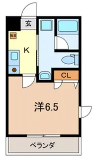 ヴァンヴェール【5階】の間取り