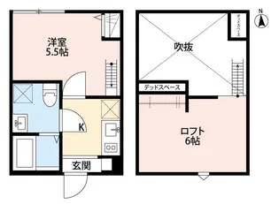 リアナ西新井(リアナニシアライ)【2階】の間取り
