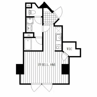 Yビル足立江北【4階】の間取り