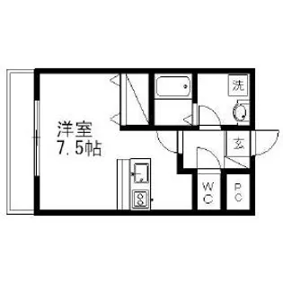 エクセル堀切Ⅱ【3階】の間取り