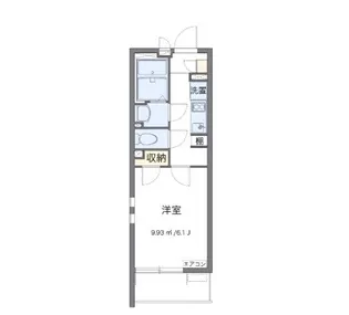 クレイノプレジャータウンⅢ【3階】の間取り