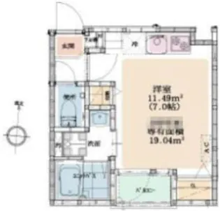 Villa brise 常盤【2階】の間取り