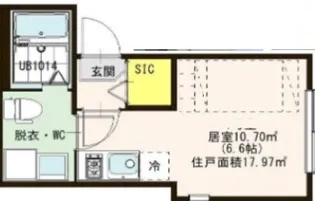 ポルージュ小岩【2階】の間取り