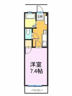 クレストヒルズ【2階】の間取り