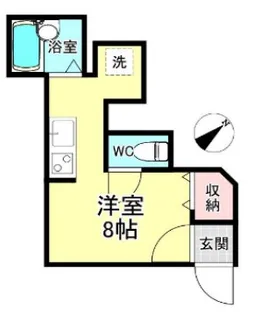 エトワールJUN【1階】の間取り