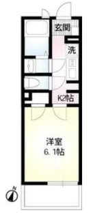 JHK浦和仲町【4階】の間取り