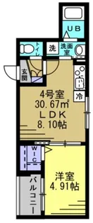 AJ草加新田【2階】の間取り
