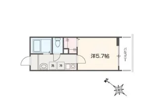 MELDIA東岩槻駅前【1階】の間取り