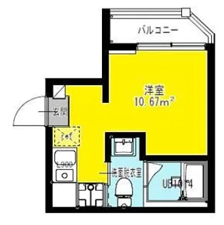 パークシード小岩【1階】の間取り