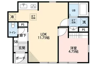 リーブルファイン岩槻本町【1階】の間取り