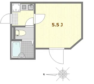 COZY鎌倉【2階】の間取り