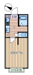 ウィンディ西川口【1階】の間取り