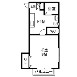サンライズ宮町【2階】の間取り