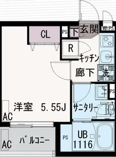 IXO浅間町【2階】の間取り