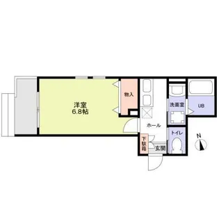 ジュネス東松戸【1階】の間取り