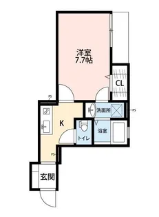 ジェンティーレ・トリヤマⅡ【3階】の間取り