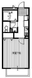 フジハイツ【2階】の間取り