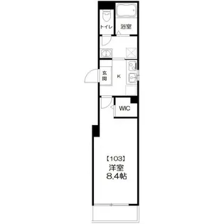ハイムつくば【1階】の間取り