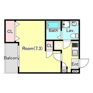 ジーメゾン草加イースト【2階】の間取り