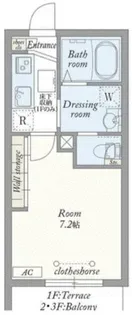 RIS伍番館【1階】の間取り