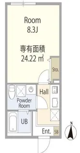 エテルノヴァローレ北浦和【2階】の間取り