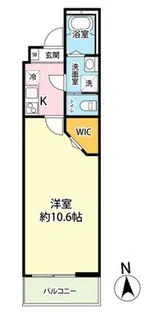 キャメル草加八幡町【1階】の間取り