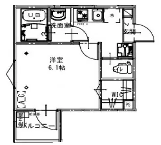 KEIAI RESIDENCE 新松戸Ⅱ【1階】の間取り