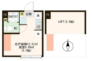 ハーモニーテラス新小岩Ⅳ【1階】の間取り