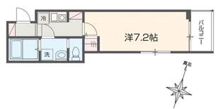 MELDIA与野本町Ⅲ【3階】の間取り