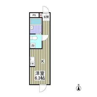 メゾンアルピナ北千住【2階】の間取り