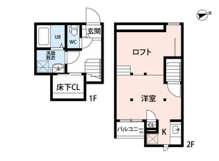 CB指扇リコ【2階】の間取り