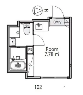 BoaSorte五反野Ⅱ【1階】の間取り
