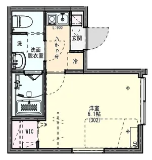 KLEIS平井【3階】の間取り