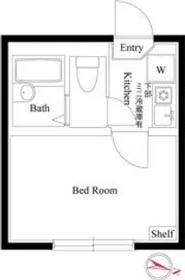 シャンテ綾瀬【1階】の間取り