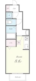 グランディユー【1階】の間取り