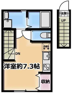 CORDEA北小岩【2階】の間取り
