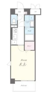 アビースタジオ【2階】の間取り