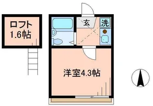 ソフィスター亀有【3階】の間取り