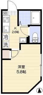 Vert Bonheur(ヴェール・ボヌール)【3階】の間取り