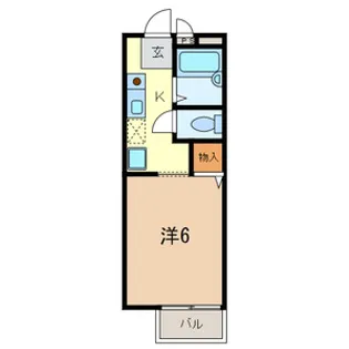 クレッセントHIRO【2階】の間取り