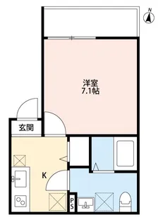 ラクラス【1階】の間取り