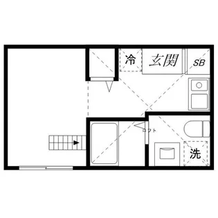 ハーモニーテラス柴又Ⅴ【2階】の間取り